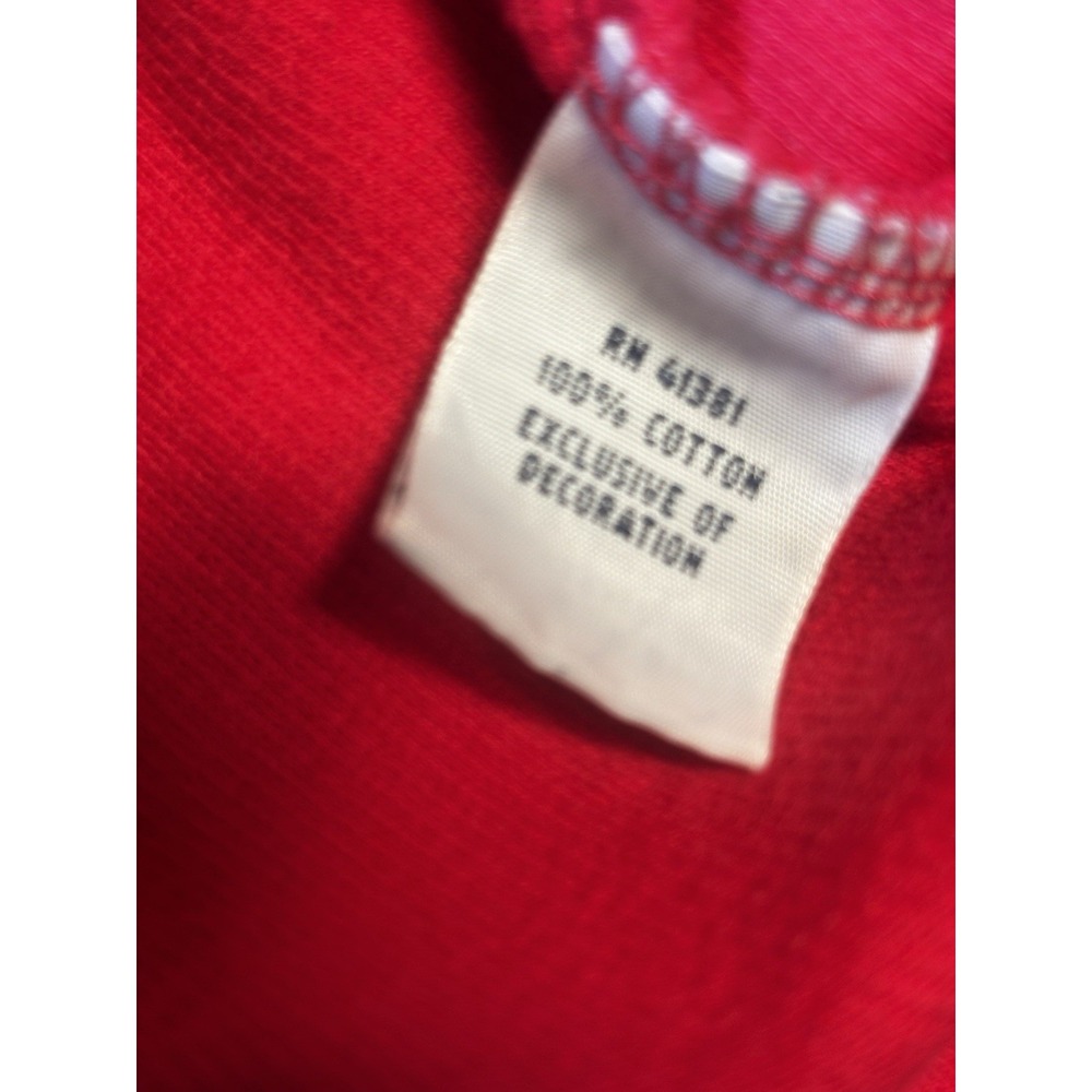 Ralph Lauren Polo Sweater Mens Large Red Pony Knit Pullover Zip Sweatshirt Faded - Picture 9 of 9